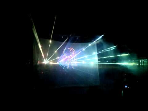 Panoramic Wedding Laser Show LIVE