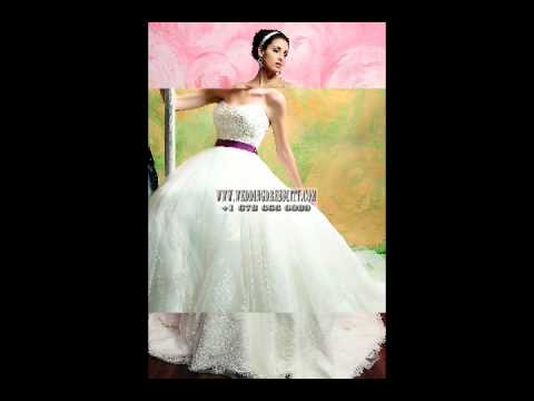 93. inexpensive wedding gowns.flv