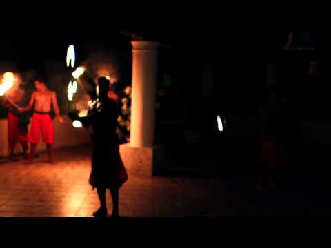 Dreams Punta Cana Wedding Fire Show 2011