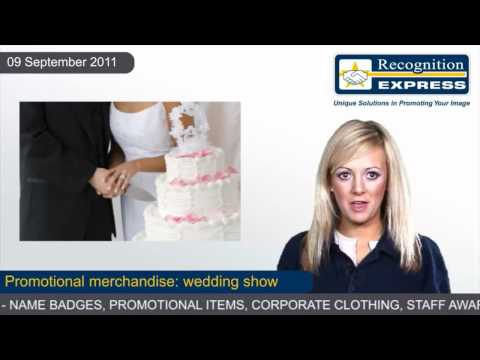 Promotional merchandise: wedding show