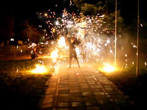 Fiery Show At Wedding In Poltava, Ukraine
