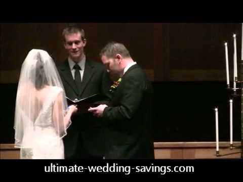 At My Wedding Twitterring and Facebooking at the Altar