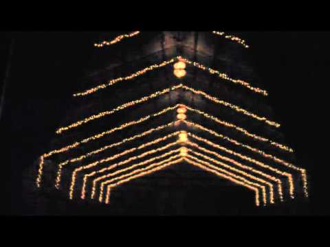 Hoemann Mendenhall Wedding Reception Light Show October 2011