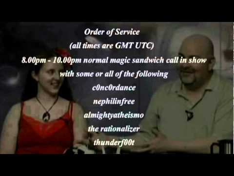 An invitation to Matt Dillahunty's wedding, presided over by AronRa!