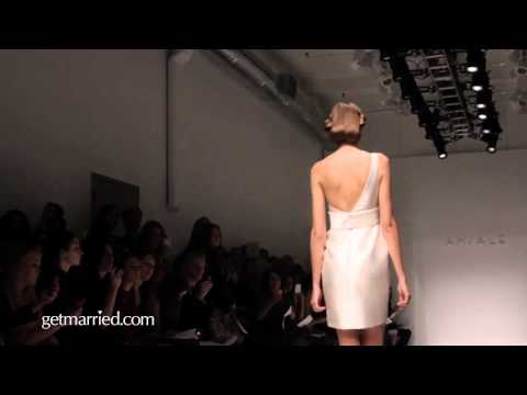 Amsale Wedding Gown Runway Video Spring 2012