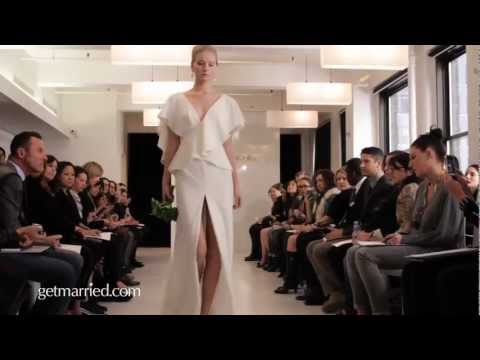Angel Sanchez Bridal Gowns | Runway Video Spring 2012