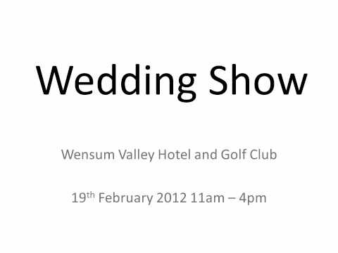 Wedding Show in Norwich at Wensum Valley