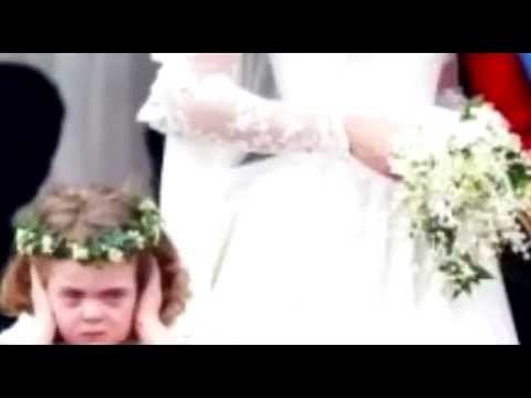 Frowning little girl steals show at Royal Wedding! (Grace_Frowning Flower Girl).flv