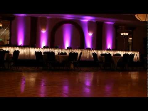 Afterglow Uplighting Wedding Reception Bay City Saginaw Midland Flint MI