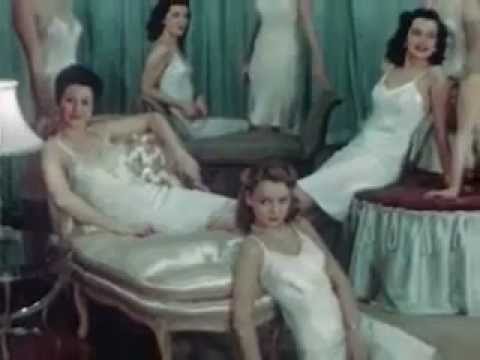 Wedding Lingerie / Slip Show From 1950's, Gorgeous Color