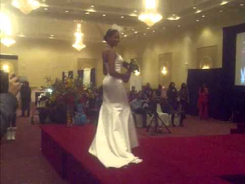 Kapow Models' Amanda Forde in Dream Couture - Dreams Wedding Show Runway