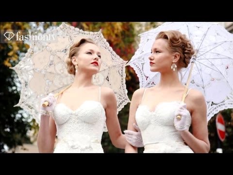 Wedding Couture by Galia Lahav 2012: Beautiful Twins in Bridal Gowns | FashionTV