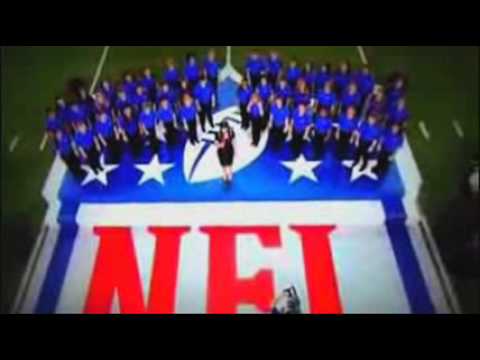 Kelly Clarkson Sings National Anthem At Super Bowl 2012