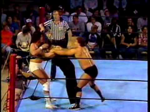 1985 All-Star Wrestling Kelly Kiniski & Ninja vs. Mark Youngblood & Scott McGee