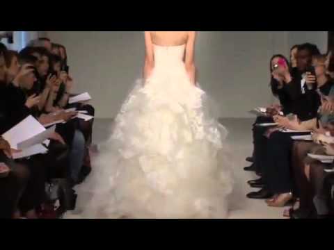 VERA WANG WEDDING DRESSES SPRING COLLECTION 2012 BRIDAL SHOW