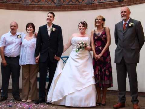 our wedding slide show