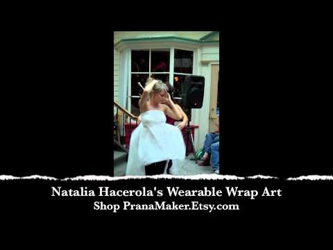 Scarf Wrap Wedding Dress How-To Tutorial Fashion Show Fun