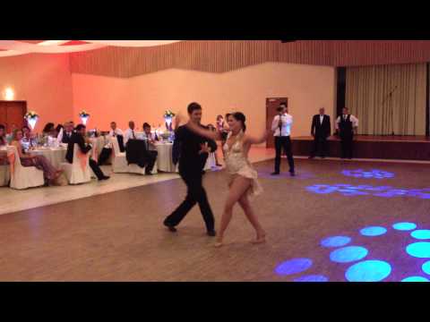 Martina and Aram - freestyle show at a wedding