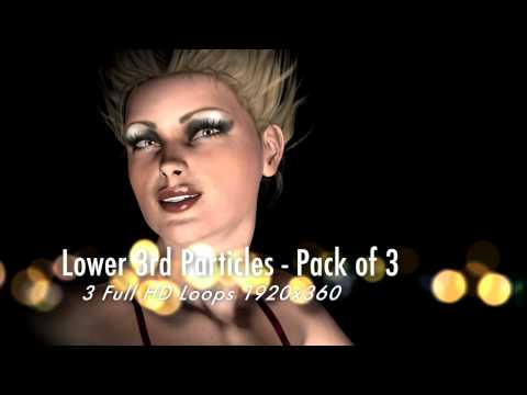 Lower 3rd Particles - Pack of 3 Loops