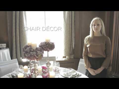 Chair Decor at The Engage Wedding Show