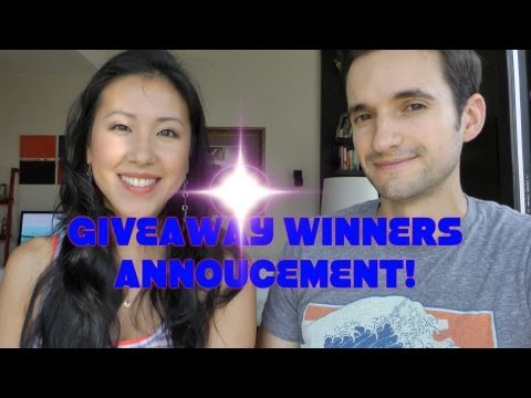 GIVEAWAY WINNERS ANNOUNCEMENT!