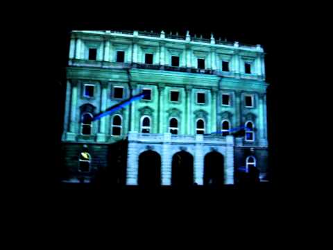 Krisztina & Tim's Wedding night Laser Show, Budapest Jun2011
