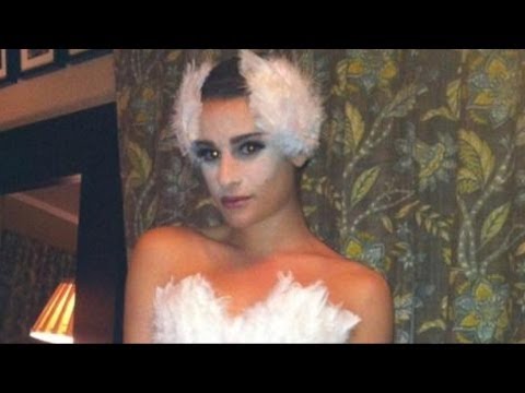Glee Lea Michele Does Halloween