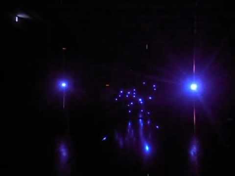 Wedding laser show without smoke