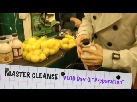 MASTER CLEANSE Vlog Day 0 