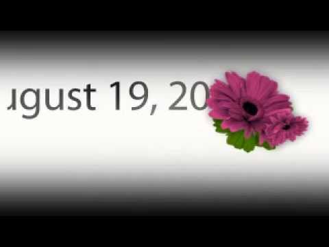 Wedding Slide Show : Floral Frames