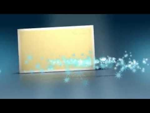 Wedding Slide Show : Blue Wedding Particles