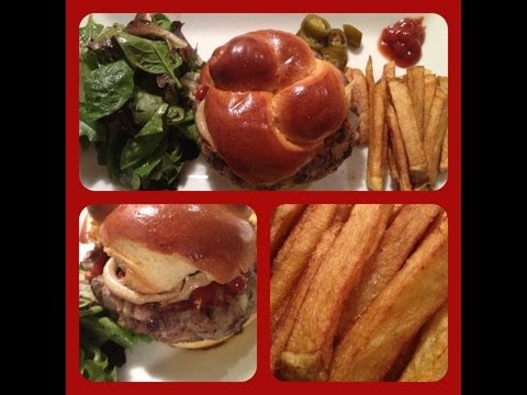 Y&J in the Kitchen: VEGGIE BURGERS!