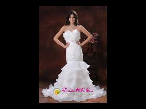 2016 2013 Discount Mermaid Brush Train V-neck Wedding Gowns Winter Northeast Harbor Maine