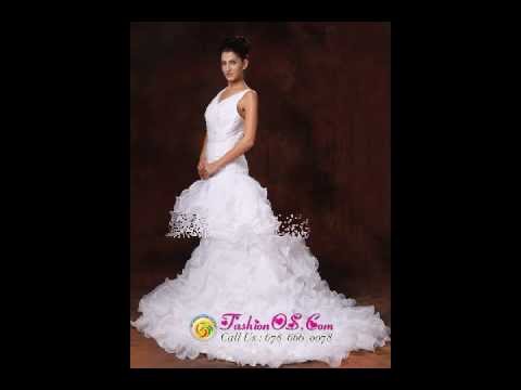 JSYD090901 PDATS108.avi 2018 2017 Affordable Chapel Train High-neck Bridal Wedding Gowns Summer