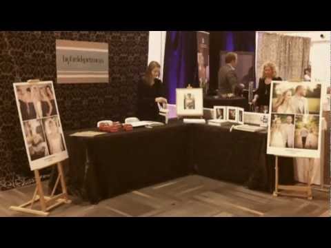 Ottawa wedding photographers Ben Welland and Colleen Johnson at the wedding show.