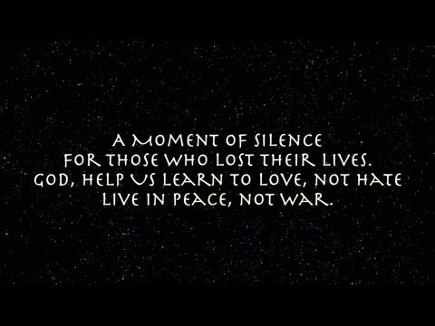 A MOMENT OF SILENCE VLOG January 20, 2013